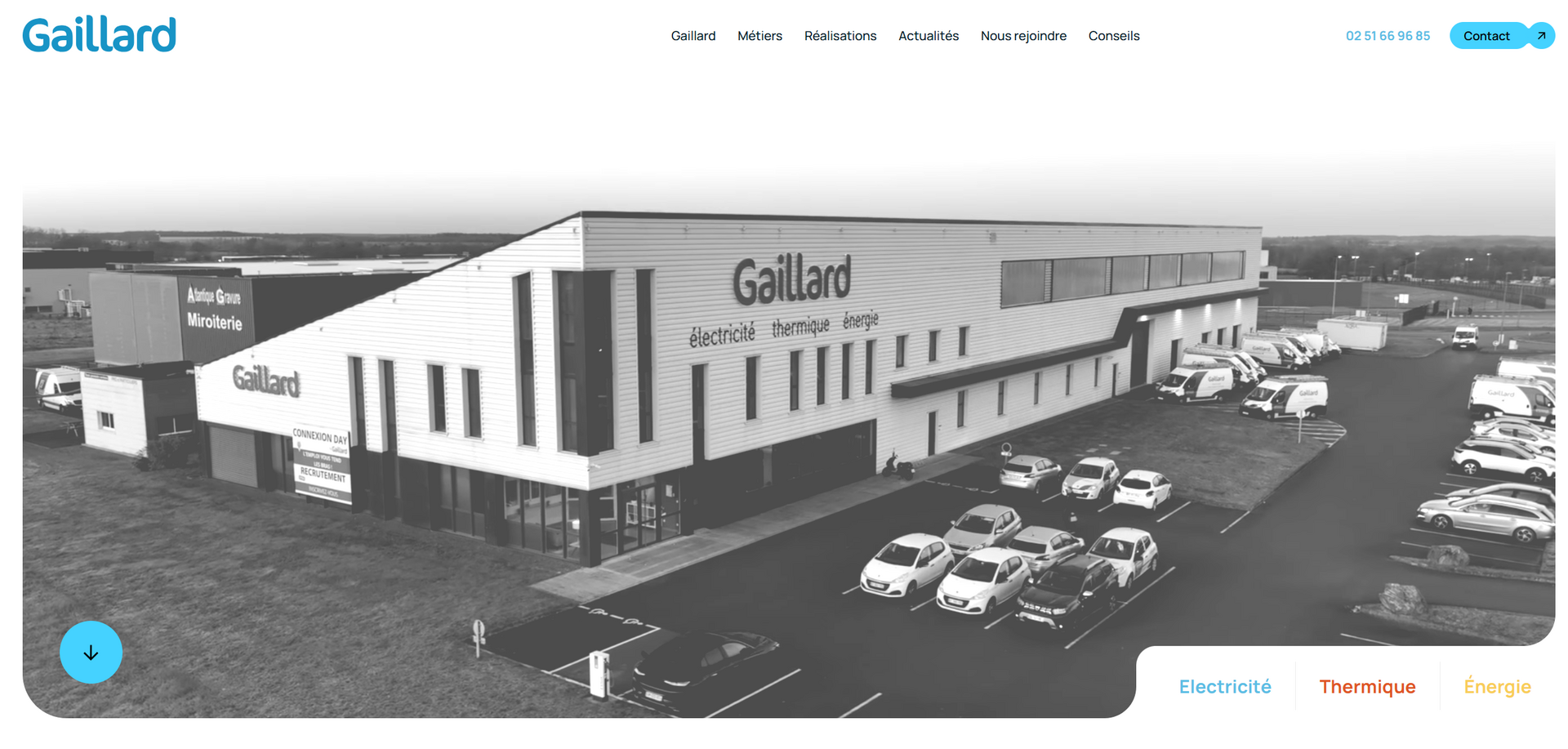 Site internet - Gaillard